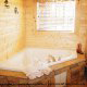 Private Jacuzzi View of Cabin 817 (Tranquility) at Eagles Ridge Resort at Pigeon Forge, Tennessee.