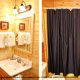 Quaint bathroom in cabin 818 (Eagles Dream) , in Pigeon Forge, Tennessee.