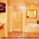 Large bathroom in cabin 818 (Eagles Dream) , in Pigeon Forge, Tennessee.