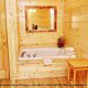 Private jacuzzi in cabin 818 (Eagles Dream) , in Pigeon Forge, Tennessee.