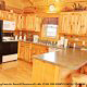 Fully furnished kitchen in cabin 818 (Eagles Dream) , in Pigeon Forge, Tennessee.