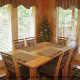 Country dining room in cabin 826 (Cozy Cabin) , in Pigeon Forge, Tennessee.