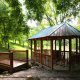 Gazebo View by Cabin 832 (Lakeside Hideaway) at Eagles Ridge Resort at Pigeon Forge, Tennessee.