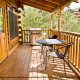 Back Deck View of Cabin 834 (Lakeside Getaway) at Eagles Ridge Resort at Pigeon Forge, Tennessee.
