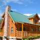 Outside View of Cabin 835 (Lakeside Romance) at Eagles Ridge Resort at Pigeon Forge, Tennessee.