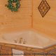 Private Jacuzzi View of Cabin 839 (Precious Memories) at Eagles Ridge Resort at Pigeon Forge, Tennessee.