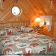 Bedroom View of Cabin 84 (Serenity Summit) at Eagles Ridge Resort at Pigeon Forge, Tennessee.