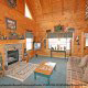 Living Room View of Cabin 84 (Serenity Summit) at Eagles Ridge Resort at Pigeon Forge, Tennessee.