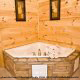 Private Jacuzzi View of Cabin 842 (Bearfoot Corner) at Eagles Ridge Resort at Pigeon Forge, Tennessee