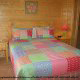 Kids Bedroom View of Cabin 849 (Sweet Escape) at Eagles Ridge Resort at Pigeon Forge, Tennessee.