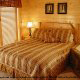 Classic Bedroom View of Cabin 850 (Simply The Best) at Eagles Ridge Resort at Pigeon Forge, Tennessee.
