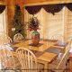 Dining Room View of Cabin 850 (Simply The Best) at Eagles Ridge Resort at Pigeon Forge, Tennessee.