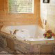 Private Jacuzzi View of Cabin 850 (Simply The Best) at Eagles Ridge Resort at Pigeon Forge, Tennessee.