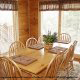 Dining Room View of Cabin 855 (Hillside Retreat) at Eagles Ridge Resort at Pigeon Forge, Tennessee.