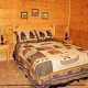 Country bedroom in cabin 856 (Eagles Pointe) , in Pigeon Forge, Tennessee.
