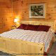 Bedroom View of Cabin 858 (Eagles On A High) at Eagles Ridge Resort at Pigeon Forge, Tennessee.