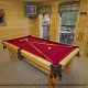 Game Room View of Cabin 860 (Cozy Bear Overlook) at Eagles Ridge Resort at Pigeon Forge, Tennessee.