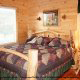 Bedroom View of Cabin 863 (Mountain Top) at Eagles Ridge Resort at Pigeon Forge, Tennessee.