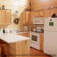 Kitchen View of Cabin 865 (Bearway To Heaven 2) at Eagles Ridge Resort at Pigeon Forge, Tennessee.