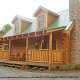 Outside View of Cabin 865 (Bearway To Heaven 2) at Eagles Ridge Resort at Pigeon Forge, Tennessee.