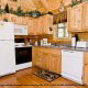 Fully furnished large kitchen to cook any meal in cabin 88 (Mountain Magic), in Pigeon Forge, Tennessee. 