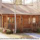 Front view of this cozy cabin to rest peacefully in cabin 90 (Treasured Moments), in Pigeon Forge, Tennessee.