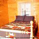 Country bedroom in cabin 91 (Eagles Beauty) , in Pigeon Forge, Tennessee.