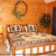 Bedroom View of Cabin 95 (Tree Tops) at Eagles Ridge Resort at Pigeon Forge, Tennessee.