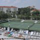 Tennis court at The Star Island Resort in Orlando Florida for a memorable last minute vacation.