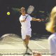 Playing tennis at The Star Island Resort in Orlando Florida.