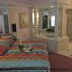 Bedroom for Two with a King Size Bed at The Star Island Resort in Orlando Florida.