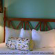 Nicely Furnished Bedroom at Barefoot'n Resort in Orlando, Florida. Comfortable relaxation awaits you after some casino entertainment while on Christmas Vacation.