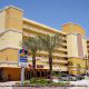 Front Entrance View at Best Western Castillo Del Sol in Daytona Beach, Florida.
