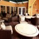 Best Western Premier Saratoga Villas patio dining