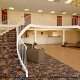 Lobby view at the Super 8 Motel in Biloxi, Mississippi. It is nice to see friendly faces while on your Spring Break Vacation.