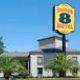 Hotel Logo at the Super 8 Motel in Biloxi, Mississippi. It represents best quality and friendly faces to see during your Presidents Day Vacation.