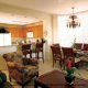 Dining Room View of Blue Heron Resort in Orlando, Florida. A pleasant place to read a book or just relax during your Family Spring Break Vacation to Orlando.