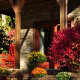 Beautiful Villa Entrance View At Blue Ridge Village In Banner Elk, North Carolina.