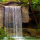 Waterfall at Silver Dollar City in Branson, Missouri.