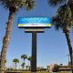 Front sign for The Champions World Resort in Orlando, Florida. All you need is at your fingertips while on Memorial Day vacation to Orlando.