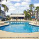 Outdoor Heated Pool View at the Best Western Ocean Beach Hotel & Suites in Cocoa Beach, Florida. Plunge in the water while on your 4th of July Discount Getaway Special.