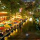 River Walk At Courtyard San Antonio Downtown/Market Square In San Antonio, TX.