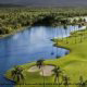 Aerial view of gulf course at Gran Melia Gulf Resort, Rio Grande, Puerto Rico.