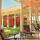 Lounge by the pool at Gran Melia Gulf Resort, Rio Grande, Puerto Rico.