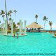 Pool with rome pillar decor at Gran Melia Gulf Resort, Rio Grande, Puerto Rico.