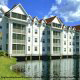 Lake view from the backside of the Grand Beach Resort Condos in Orlando Florida