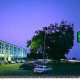 Outdoor Night View at the Holiday Inn Hotel in Gulfport, near Biloxi, Mississippi. Take a night stroll to relax during your Valentines Day Romantic Getaway.