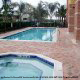 Outdoor Pool View At Hampton Inn & Suites In Orlando / Kissimmee, Florida.