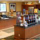 Continental Breakfast Area At Hampton Inn & Suites In Orlando / Kissimmee, Florida.
