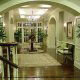 Hotel Lobby View At Hampton Inn & Suites Savannah Historic District In Savannah, GA.